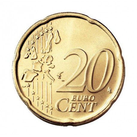 Coquille expansée de 20 Cents d'euro
