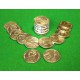 Dozen Houdini palming coins