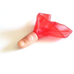 Thumb Tip, Soft with silk hanky