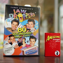 DVD Jaw Droppers 4 heures de magie plus 1 jeu de cartes Svengali
