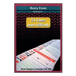 51 Times more difficult by Henry Evans DVD plus Gimmick
