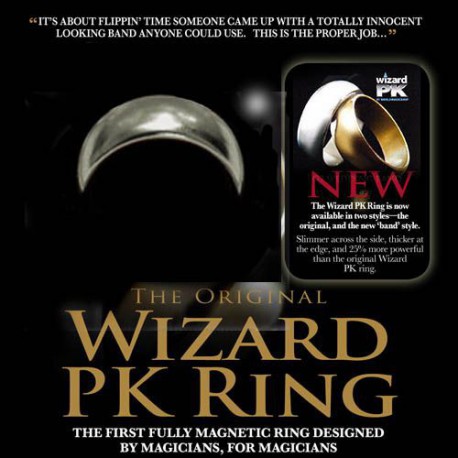 Wizard Silver PK ring G2 - Bague aimantée Wizard