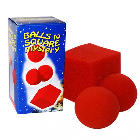 Lot de 6 x 3 Balles en mousses se Transforment en Cube