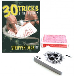 Jeu Biseauté & DVD 30 Tricks with a Stripper Deck