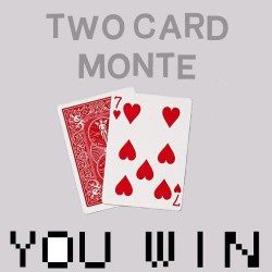 Ultimate Two Card Monte in Bicycle Cards